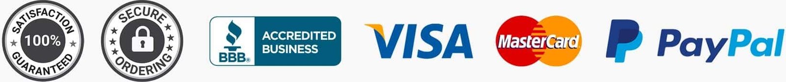 Paiement sécurisé : Visa, Mastercard, PayPal