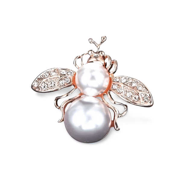 Broche Abeille Pépite Romantique