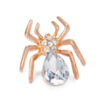 Broche Araignée Mother Queen Strass