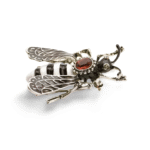 Broche Abeille Anthracite