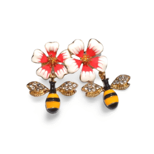 Broche Abeille Butineuses Gourmandes