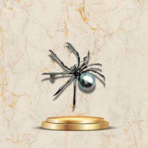 Accessoire araignée style victorien avec perle nacrée brillante