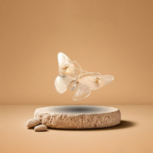 Broche Papillon Summer Pleasure aux ailes multicolores et cristaux brillants