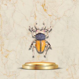 Broche Scarabée Préhistorique - Design inspiré de la préhistoire