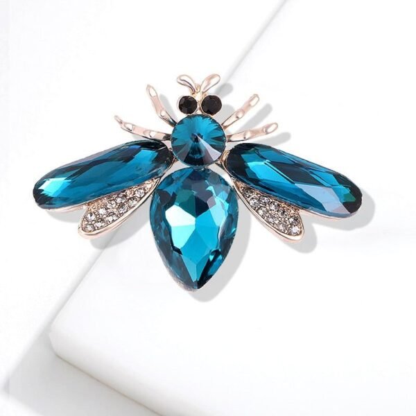 bijou abeille bleu de nuit