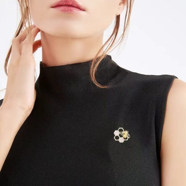 bijou abeille cristaux