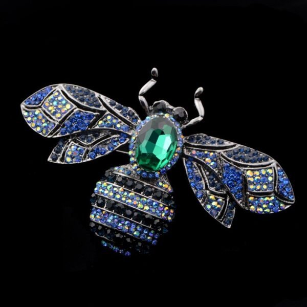 bijou abeille en métal doré