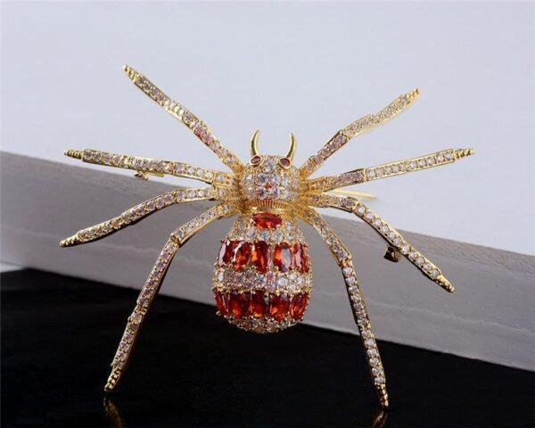 accessoire araignée en strass