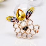 bijou abeille alvéole sucrée