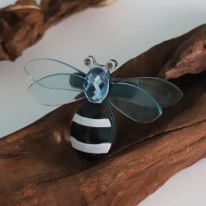 bijou abeille en acrylique crystal