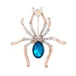 bijou araignée en verre avec diamant