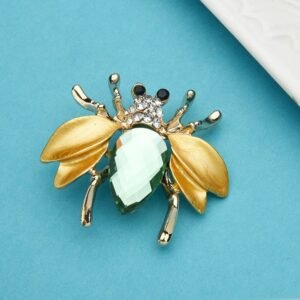 bijou abeille en crystal pour bébé