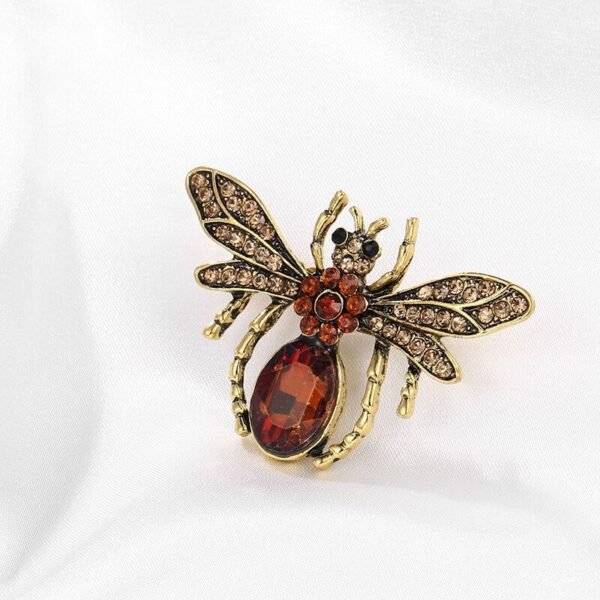 accessoire abeille en métal doré