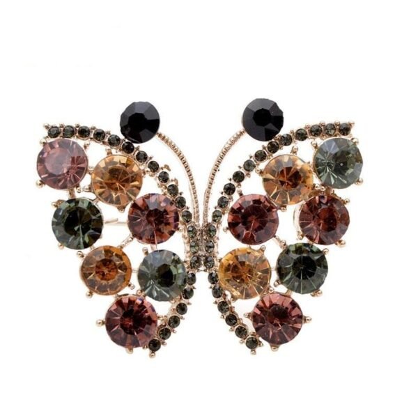 bijou broche necrosis en forme de papillon