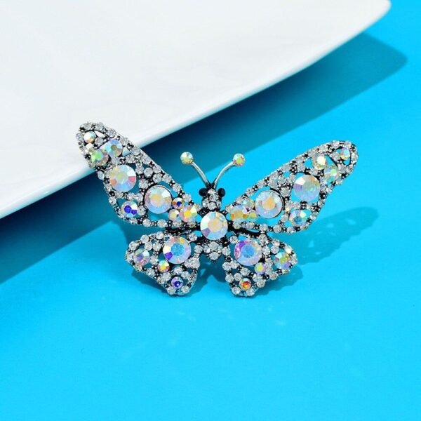 bijou papillon en strass