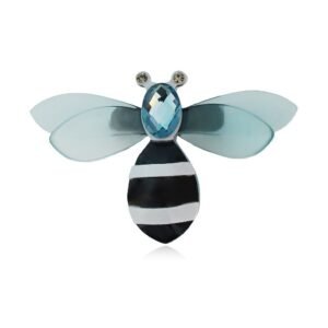 broche abeille acrylique crystal