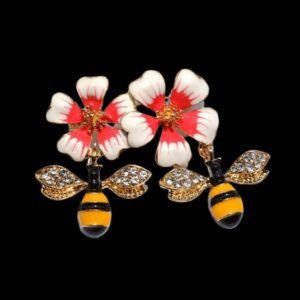 broche abeille butineuses gourmandes