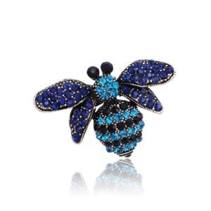 broche abeille ciel étoilé