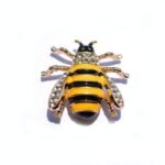 broche abeille soleil d'été