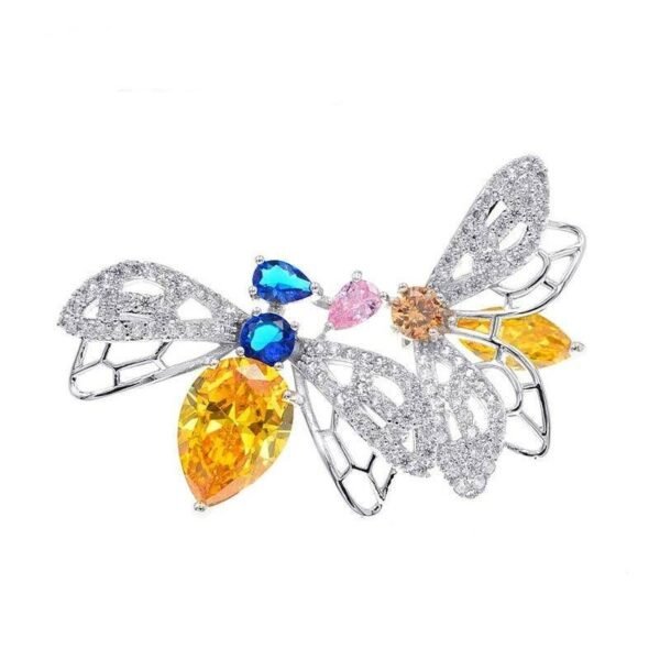 broche abeille tandem