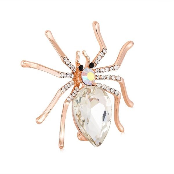 Broche Araignée Diamant Synthétique