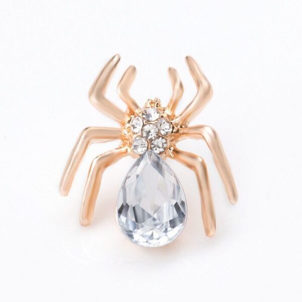 Broche Araignée Mother Queen Strass