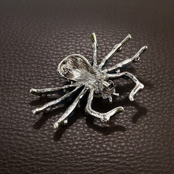 broche colorée araignée