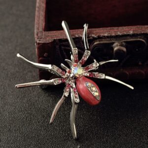 broche élégante araignée femme