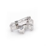 broche en cristal forme de papillon