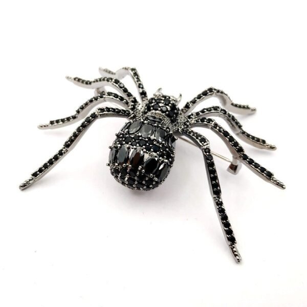 broche en métal araignée