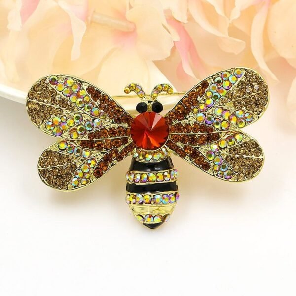 bijou abeille doré