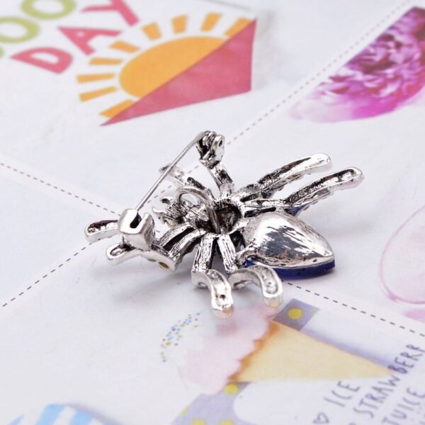 broche originale araignée déesse azur