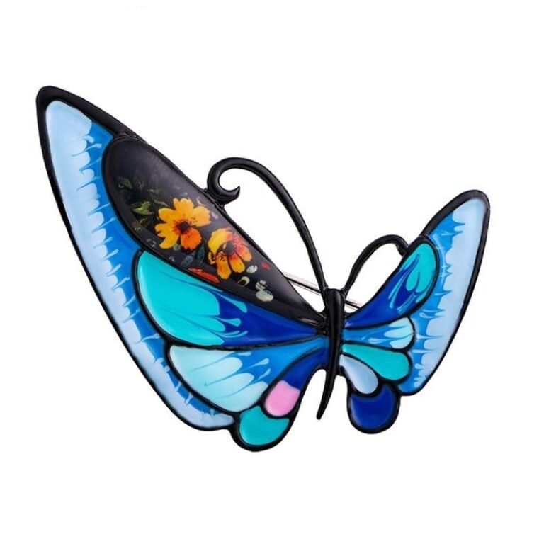 broche papillon br aquarelle