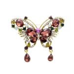Broche Papillon Bouquet Coloré