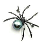 broche vintage araignée