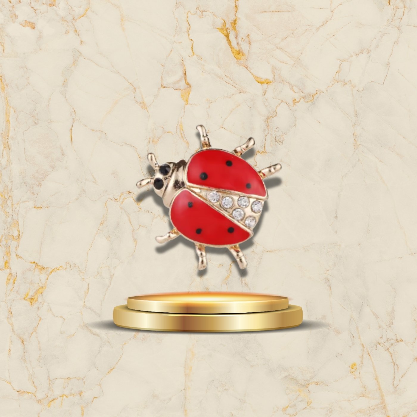 Broche Coccinelle Baby Cristal – Image 3