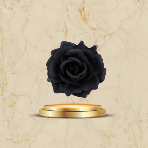 Broche fleur rouge idéale pour soirée