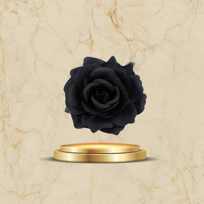 Broche fleur rouge idéale pour soirée