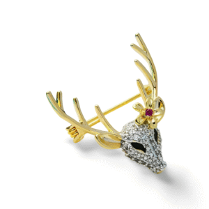 Broche Originale Bois De Cerf