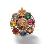 Broche Originale Tête De Lion