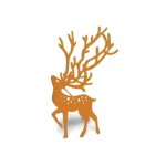 Broche Originale Cerf Métal