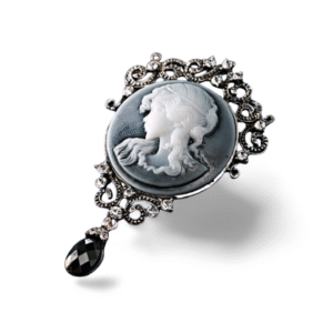 Broche Camée Heureux Ombrage