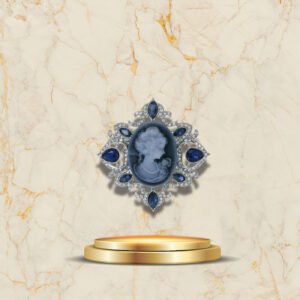 Broche Camée Désir Caché - Accessoire mode polyvalent