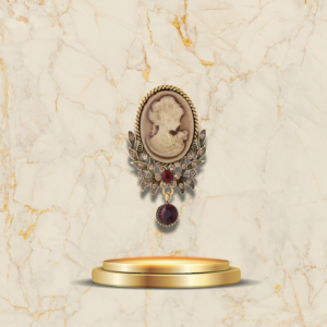 Broche Camée Automne Coloré - Une déclaration de mode unique