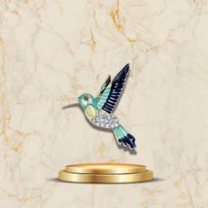 Broche Oiseau Surprise Colorée - Bijou coloré pour un look créatif