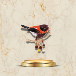 Broche Oiseau Siffleur - Bijou pour une tenue éclatante