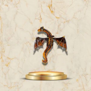 Broche Dragon De Rêve marbre 2