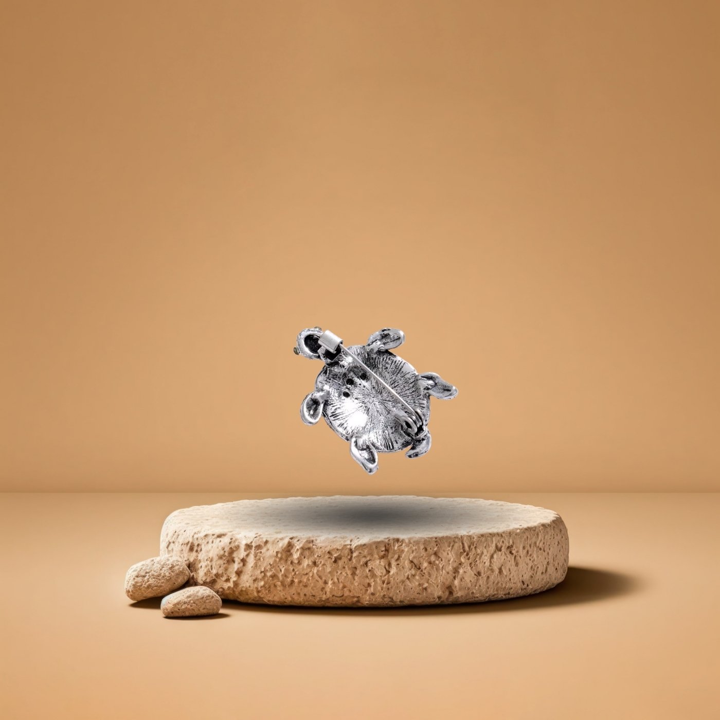 Broche Tortue Terres Chaudes derrière