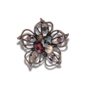 Broche Ancienne Wide Open fond blanc