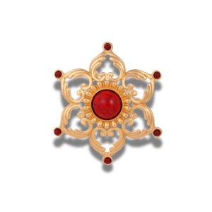 Broche Ancienne Orient Sublime fond blanc